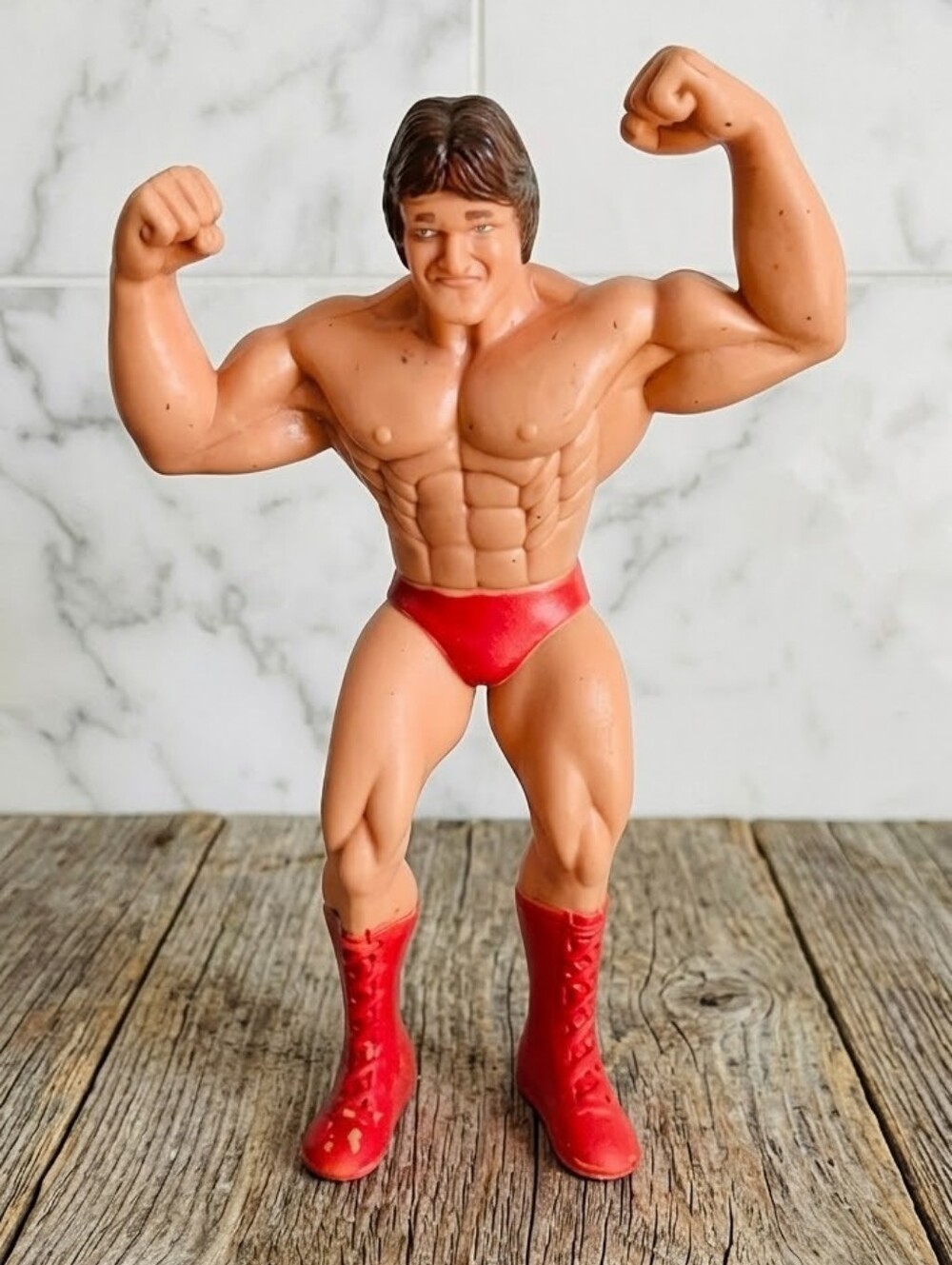 WWE LJN Paul Orndorff Mr Wonderful Rubber Action Figure - Vintage 1985
